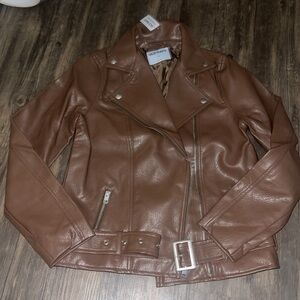 Old Navy Faux Leather Jacket XS New with Tags!